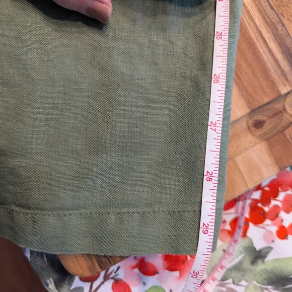 Amazon Essentials Olive Green Wide-Leg Drawstring Cargo Pants Pants - Picture 6 of 6
